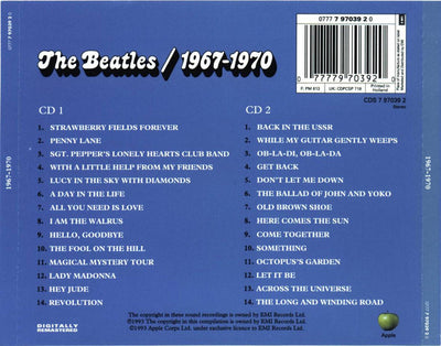 The Beatles – 1967-1970  (2xCD ALBUM)