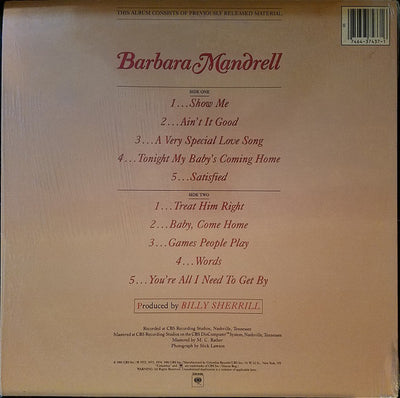 Barbara Mandrell ‎– Looking Back