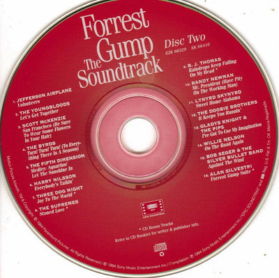 Various ‎– Forrest Gump (The Soundtrack) (2xCD Album)