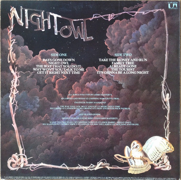 Gerry Rafferty ‎– Night Owl