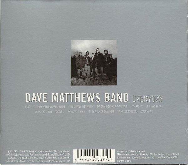 Dave Matthews Band ‎– Everyday (CD ALBUM)Slipcase