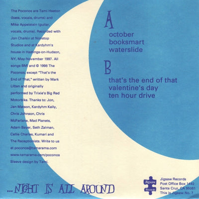 The Poconos – Days Are Getting Shorter  (7", 33 ⅓ RPM, Blue)