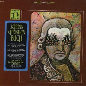 Johann Christian Bach - The Little Orchestra Of London, Leslie Jones ‎– Sinfonias Op. 18, Nos. 3 & 5 / Sinfonia Concertante In C