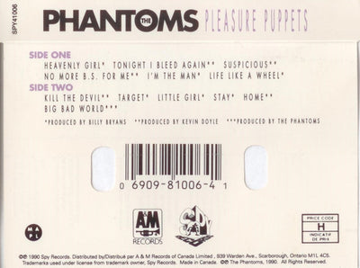 The Phantoms – Pleasure Puppets (CASSETTE)