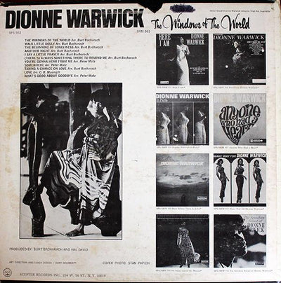 Dionne Warwick ‎– The Windows Of The World