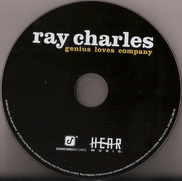 Ray Charles ‎– Genius Loves Company (CD Album) Digipak