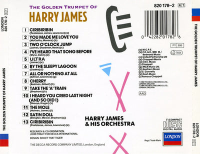 Harry James  – The Golden Trumpet Of Harry James (CD Album)