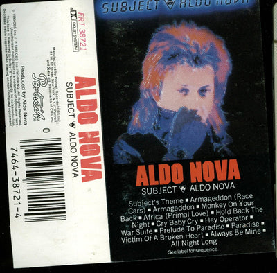 Aldo Nova – Subject.....Aldo Nova (CASSETTE)