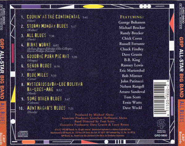 GRP All-Star Big Band – All Blues (CD ALBUM)