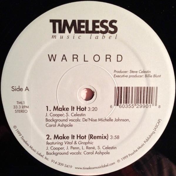 Warlord  ‎– Make It Hot