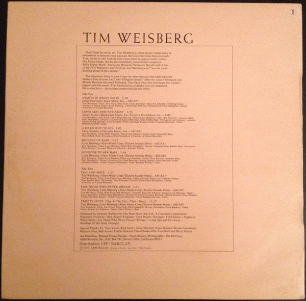 Tim Weisberg ‎– Tim Weisberg