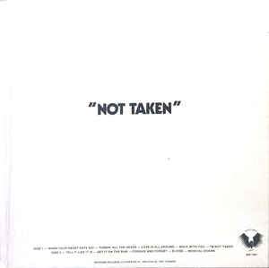 Bentwood Rocker ‎– Not Taken