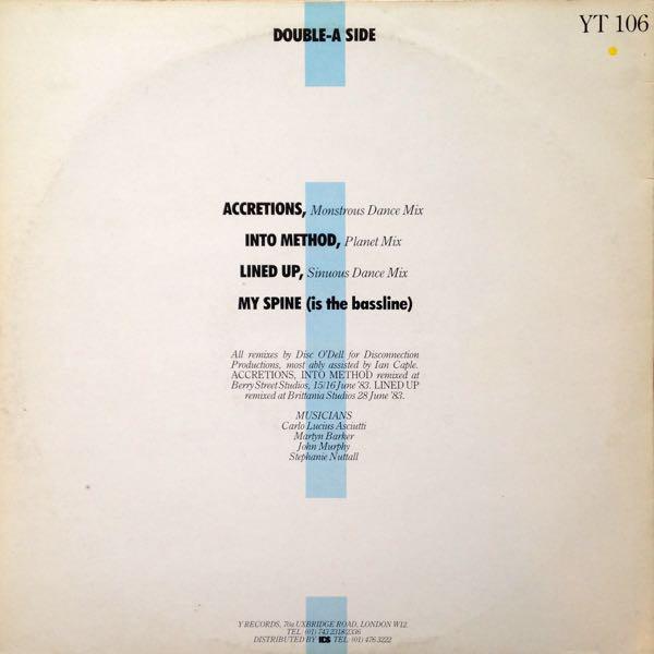 Shriekback ‎– Lined Up • My Spine (12" 45 RPM) UK pressing