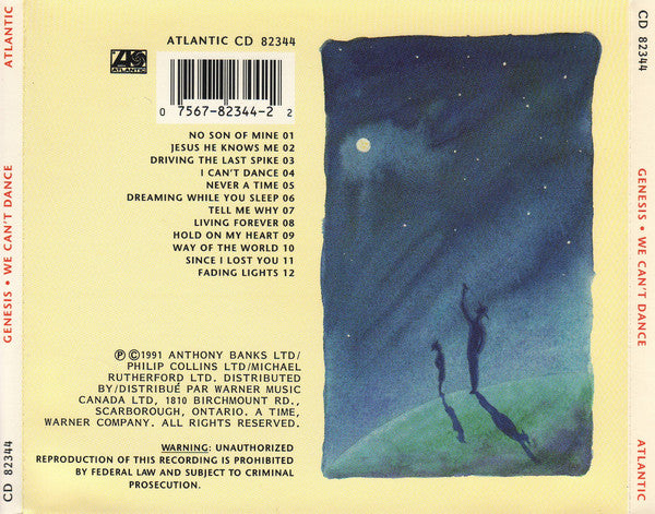 Genesis – We Can't Dance (CD ALBUM)