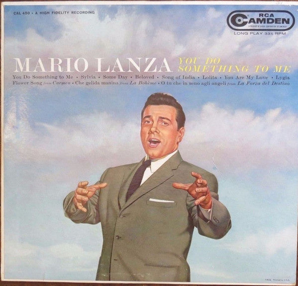 Mario Lanza ‎– You Do Something To Me