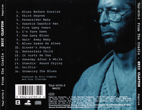 Eric Clapton – From The Cradle (CD ALBUM)