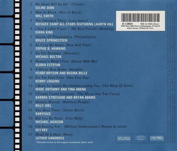 Various – The All Time Greatest Movie Songs (CD Album)