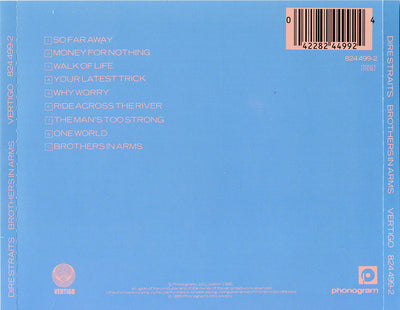 Dire Straits ‎– Brothers In Arms (CD ALBUM)