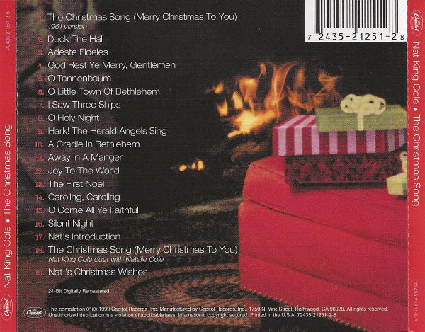 Nat King Cole – The Christmas Song (CD ALBUM)
