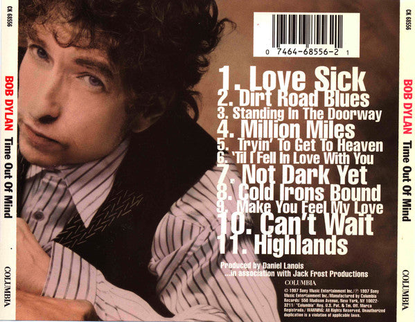 Bob Dylan – Time Out Of Mind (CD ALBUM)