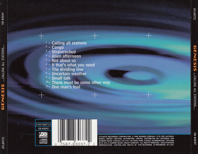 Genesis – ...Calling All Stations... (CD ALBUM)