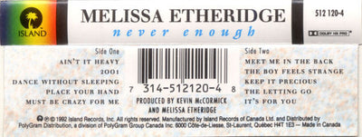 Melissa Etheridge – Never Enough (CASSETTE)