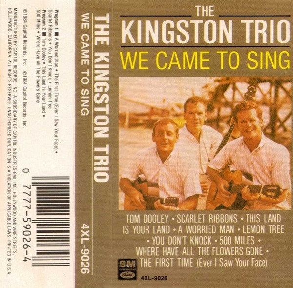 Kingston Trio – We Came To Sing (Cassette)