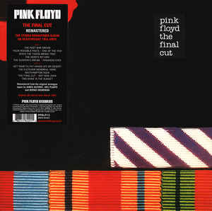 Pink Floyd ‎– The Final Cut (NEW PRESSING)