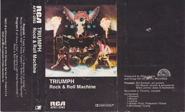 Triumph – Rock & Roll Machine (CASSETTE)