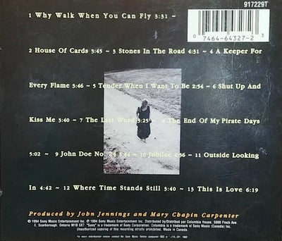 Mary Chapin Carpenter – Stones In The Road (CD ALBUM)