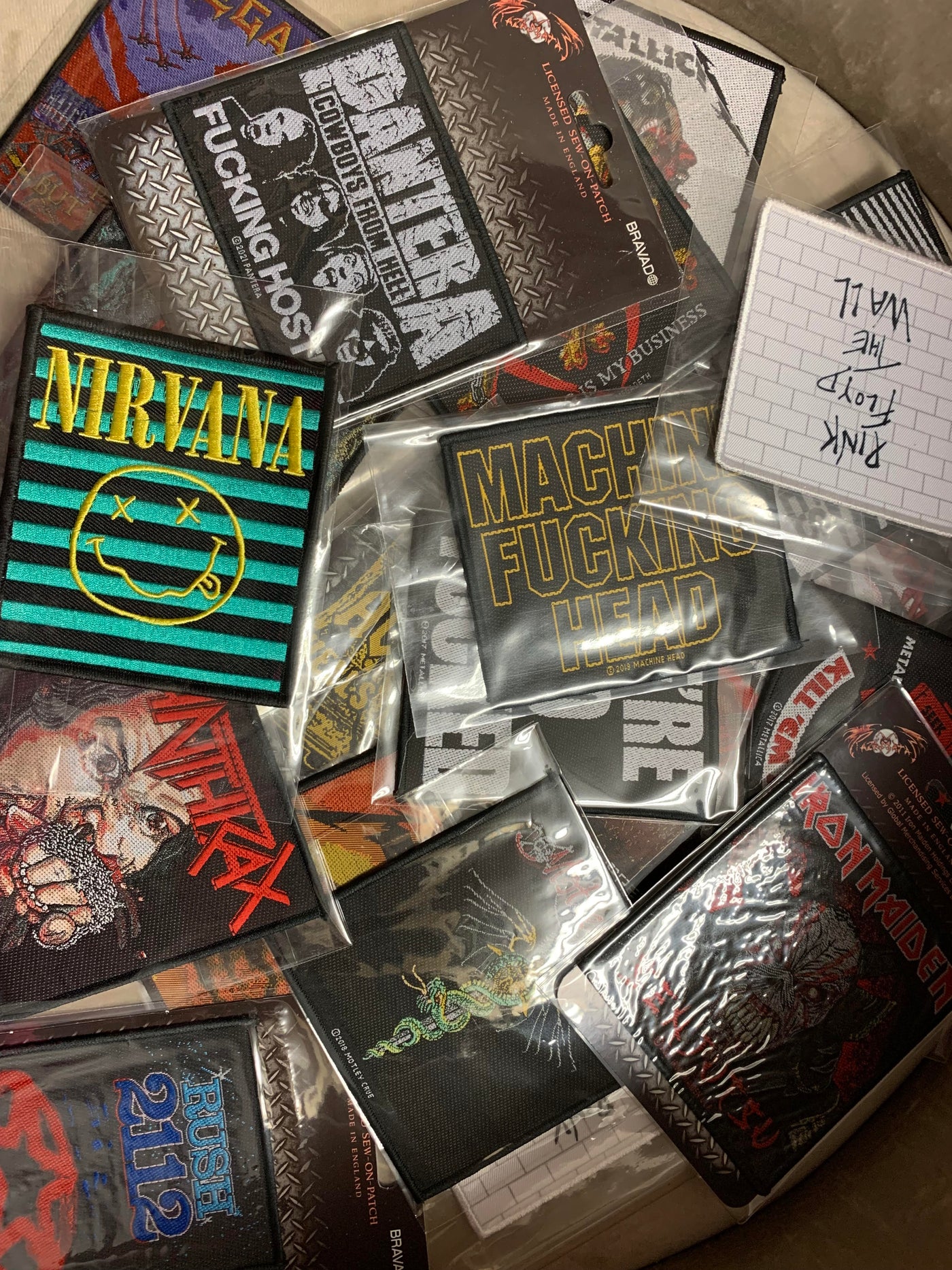 Various bands &  sizes - Patches   $9.99 ea